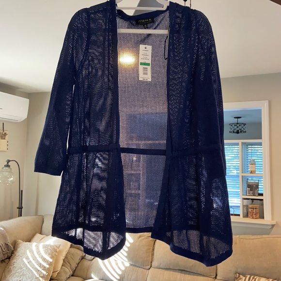 Brand new with Tags Blue Cardigan Sweater - Picture 2 of 9